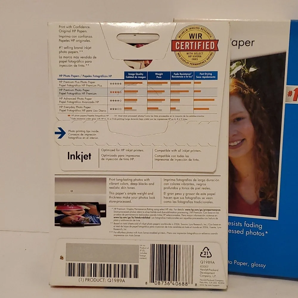 HP 60 Sheets 4x6 Photo Paper